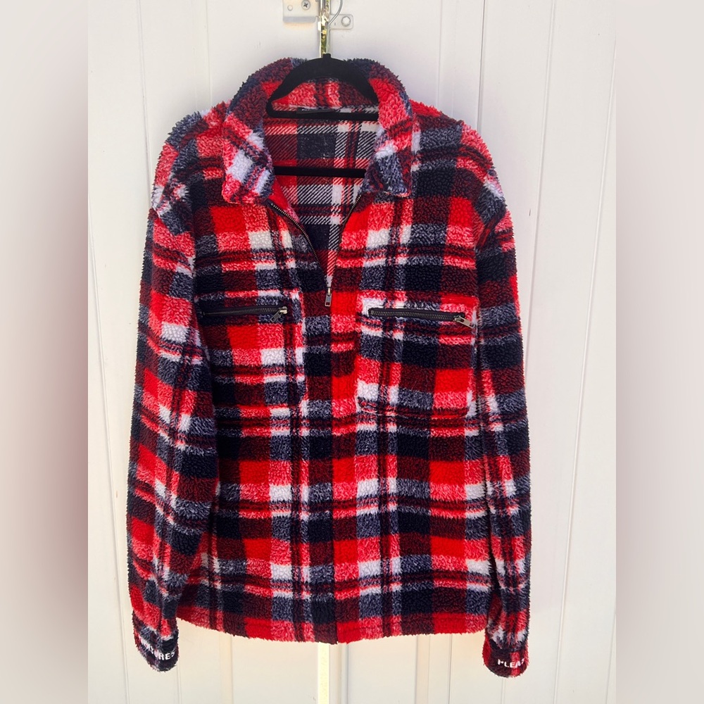 Pleasures Sherbert Zip over shirt - 2019 Fall/Winter XXL